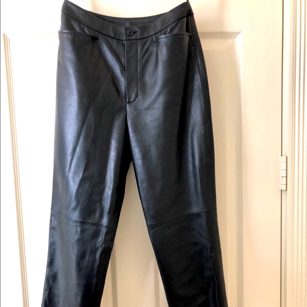 Soft, supple leather pants Ellen Tracy size 0 P